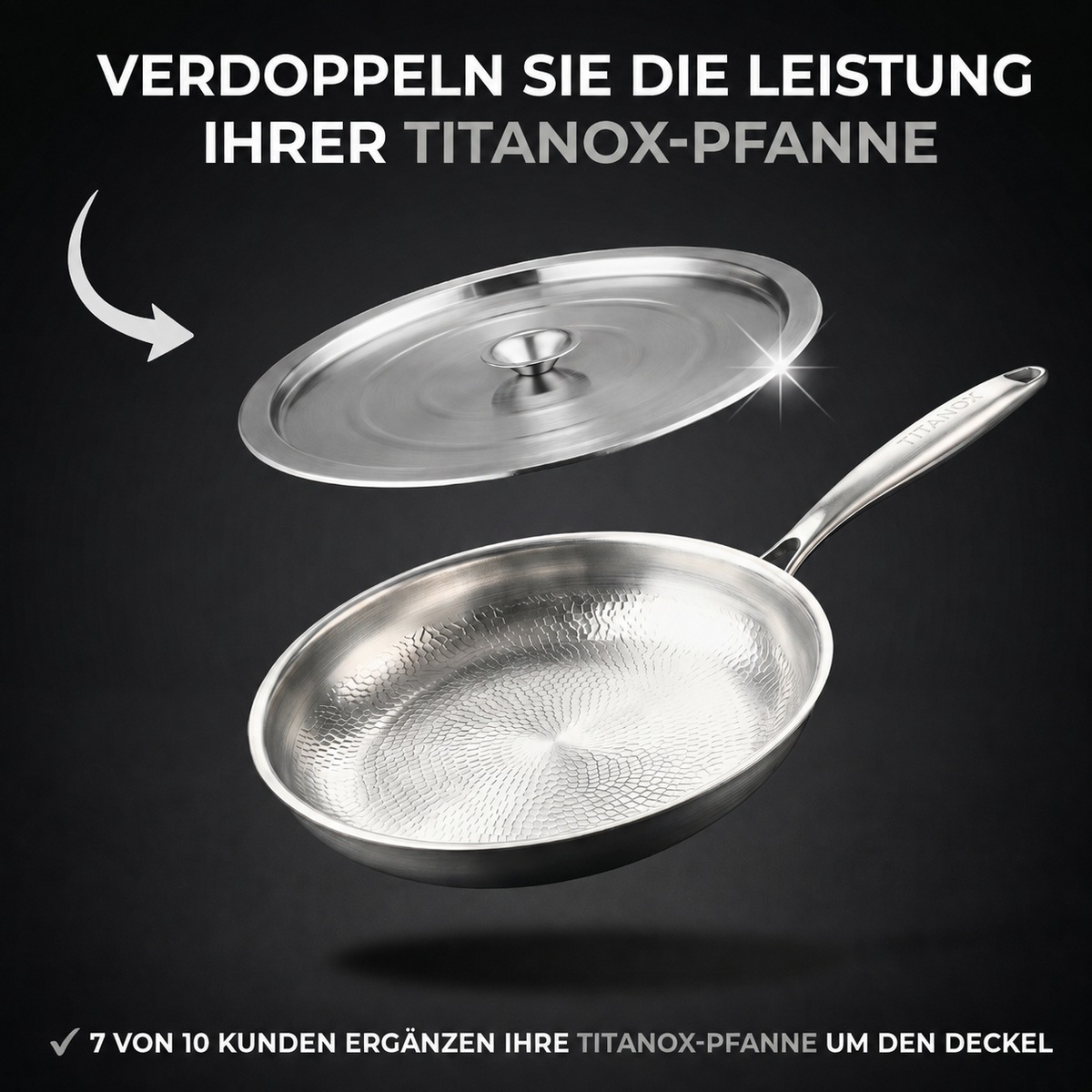 Universaldeckel aus Edelstahl — TITANOX®
