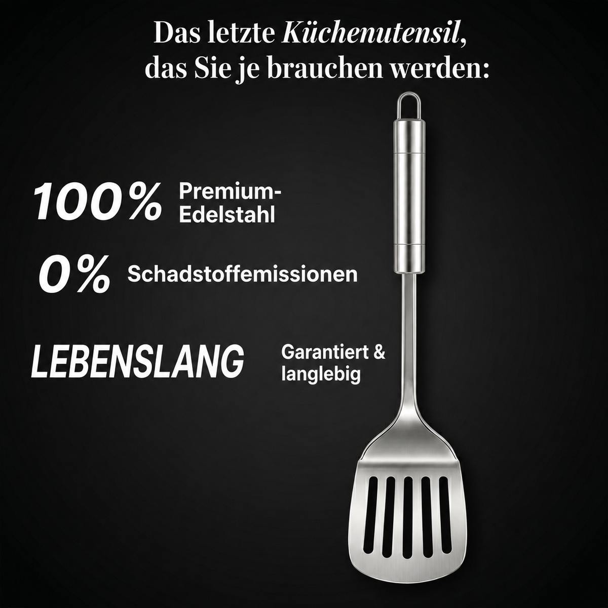 5-teiliges Küchenutensilien-Set aus Edelstahl — TITANOX®